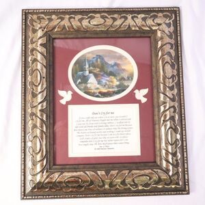 Art Ornate Framed Precious Treasures "Dont Cry For Me 9.5x7.5" opening 14.5x12.5